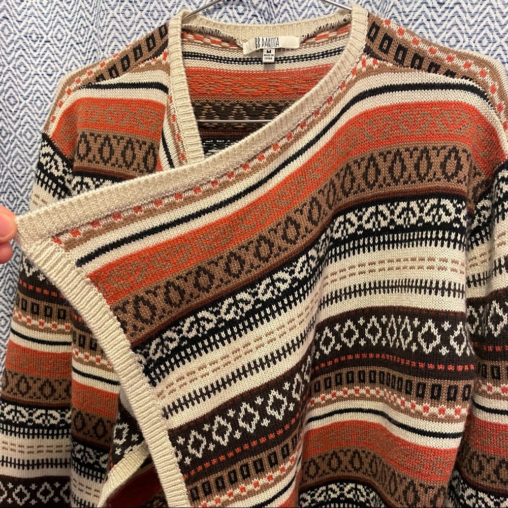 Bb Dakota Aztec Boho Pattern Long Open Front Card… - image 2